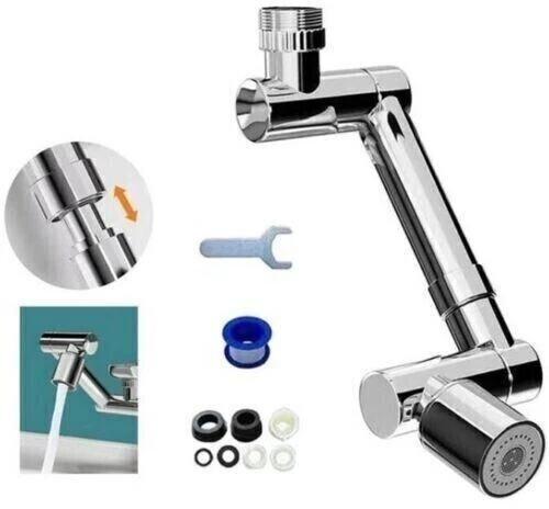 Rompigetto Prolunga Estendibile Per Rubinetto E Lavandino Bagno Lavabo Rotabile