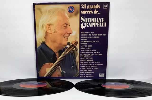 21 Grands Succes de Stephane Grappelli vinilo LP importación doble LP 1975 - DP32