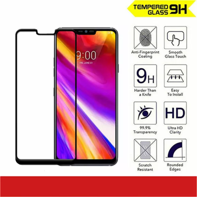 5D Full Front Cover Tempered Glass Screen Protector for LG G7 ThinQ & G7 One