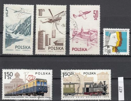 Briefmarken Polen gestempelt