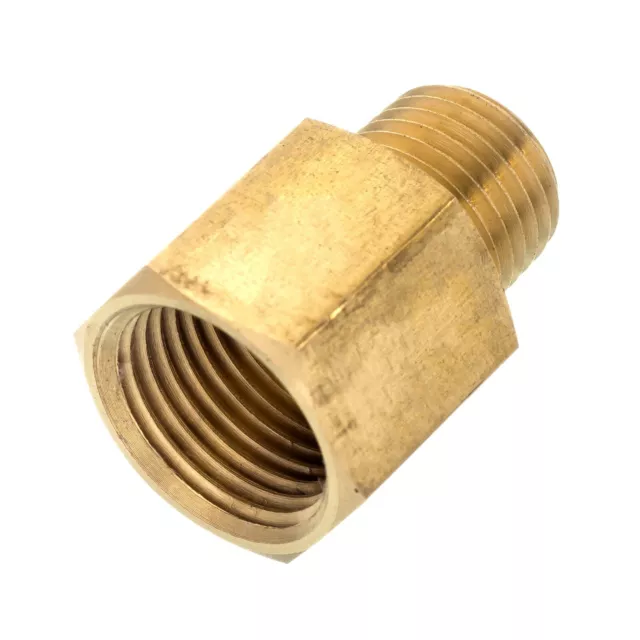 1/4" NPT Male To 3/8" NPT Female Pipe Reducer Hex Thread Adapter Thread Valve