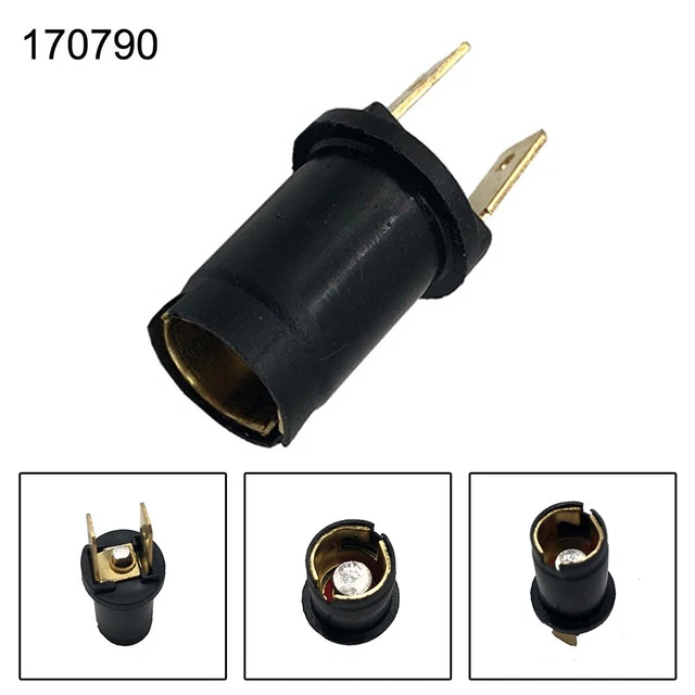 1PCS Seitenlicht Birnenhalter 170790 für 6V/12V/24V Ba9s 989/233 Fahrzeugbirne