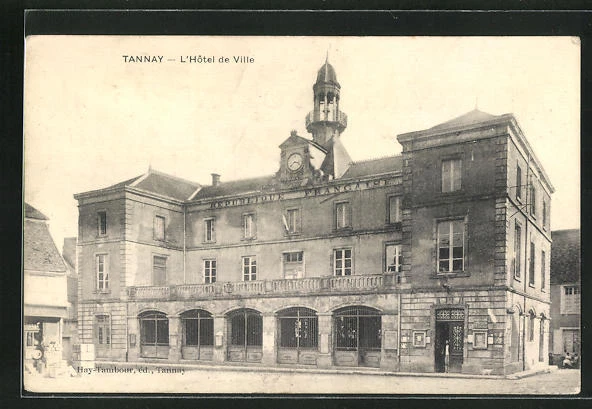 CPA Tannay, L´Hotel de Ville
