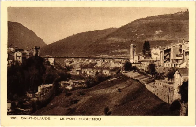 CPA Saint Claude Le Pont Suspendu (1265454)