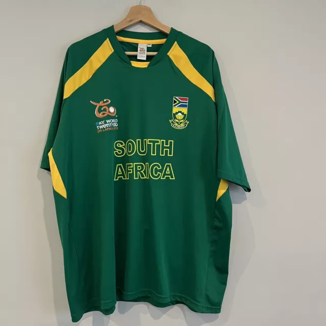 South Africa Cricket World Cup 2012 Jersey ICC T20 World Cup Size 3XL