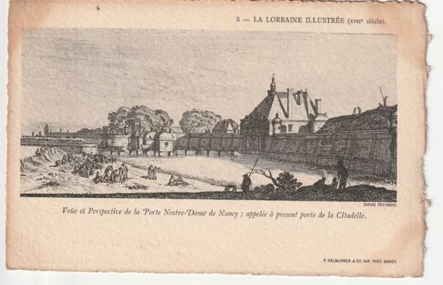 NANCY - CPA 54 - Série le Vieux NANCY - Porte Notre Dame - série Lorraine illust