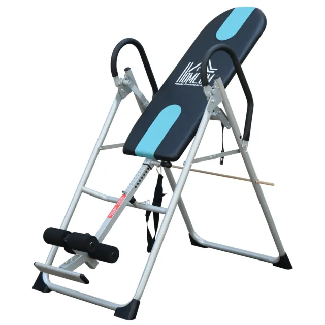 Foldable Therapy Gravity Inversion Table AB Exercise Bench Home Fitness HOMCOM