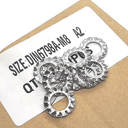 [75pz] 1963600 PAD M8/15X8.4X0.8/2.4/BN781 DIN6798A PAD