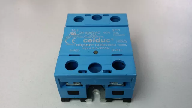 Celduc Okpac SO967460 40A Relè a Semiconduttore Zero Croce Solid State Relè