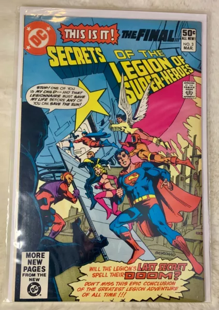 DC Secrets of the Legion of Super-Heroes #3 - "The Final" 1981