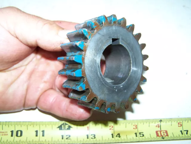 1 1/2 2hp HERCULES ECONOMY Hit Miss Gas Engine Crankshaft Gear Steam Tractor