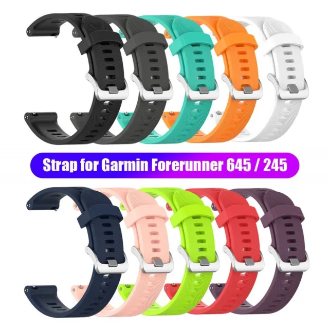 Vivoactive 3 20mm Strap for Garmin Forerunner 645 245 245M Silicone Watch Band