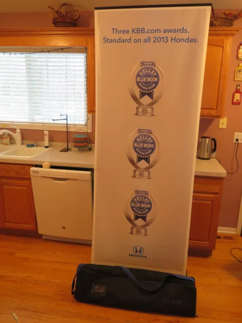 Nimlock Quickscreen Banner Display Stand Trade Show Exhibit Collapsible VIDEO