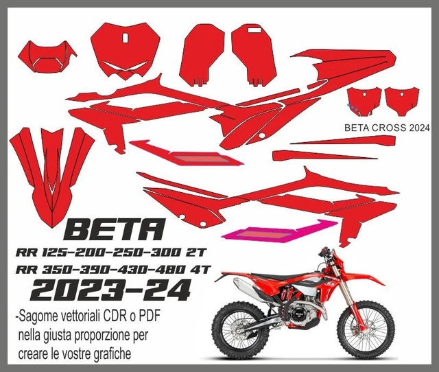 Lien D'abaissement NiceCNC Pour Beta RR 250-480 2010-2024 - Rouge Anodisé, Aluminium, Remplace 020-330308-000