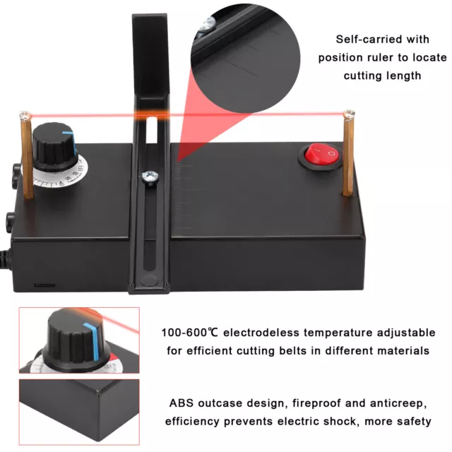 Utilisation à la maison Machine de coupe de ruban chaud bricolage corde K2I5 2