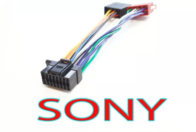Câble Adaptateur Iso pour Autoradio sony MEX-N4200BT Transition Connexion