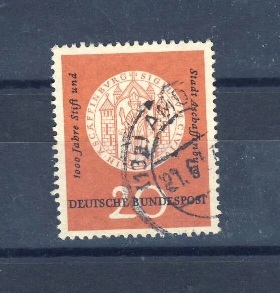 Bund - MiNr. 255 III - Aschaffenburg - gestempelt - Plattenfehler