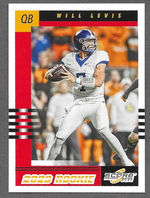 2023 Score RC #3 Will Levis, Kentucky Wildcats/Tennessee Titans Rookie