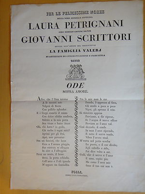 1874-NOZZE Contessa LUIGIA ZAMPIERI e Conte ALESSANDRO ALESSANDRETTI-IMOLA 1874-NOZZE Contessa LUIGIA ZAMPIERI e Conte ALESSANDRO ALESSANDRETTI-IMOLA