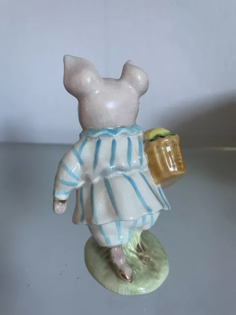 Beswick Beatrix Potter Little Pig Robinson Gold backstamp 2