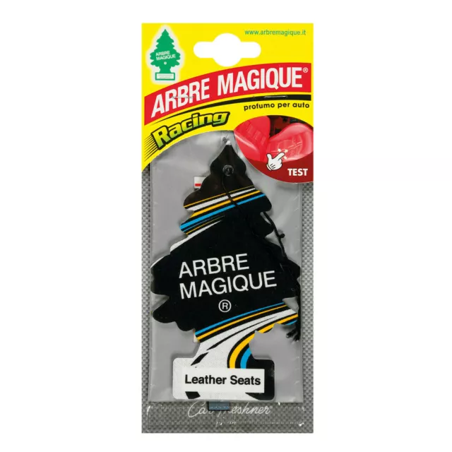 Arbre Magique Racing Italian Leather Profumo Profumatore Deodorante Per Auto