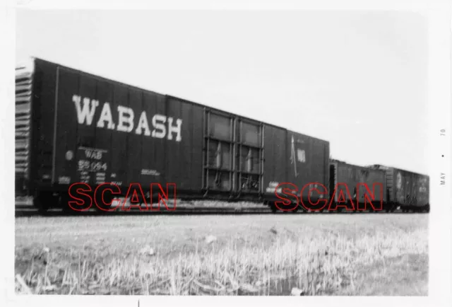 Of135 Rp 1970 Wabash Railroad Freight Boxcar