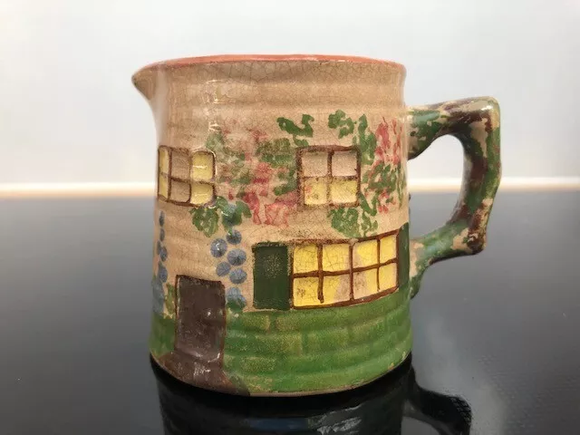 Vintage Ceramic Cottage Ware Cottageware Milk Jug Creamer Unmarked 7cm