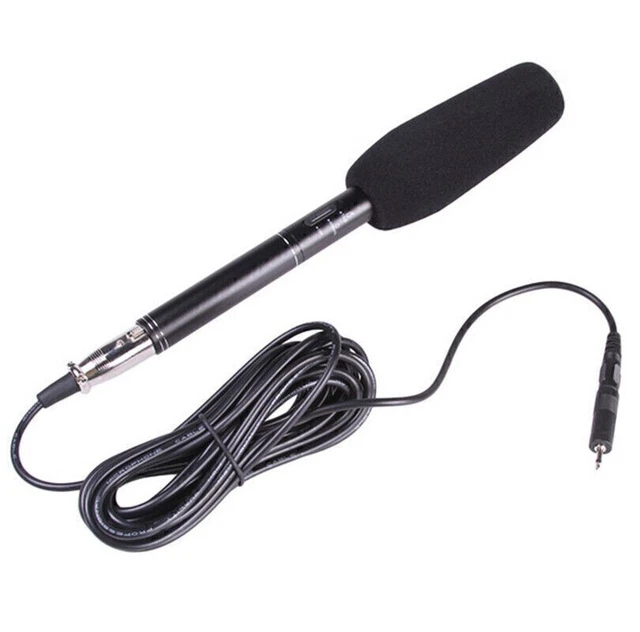 Condenser Interview Microphone Photography Shotgun Microphone for DSLR Camcorder Condenser Interview Microphone Photography Shotgun Microphone for DSLR Camcorder