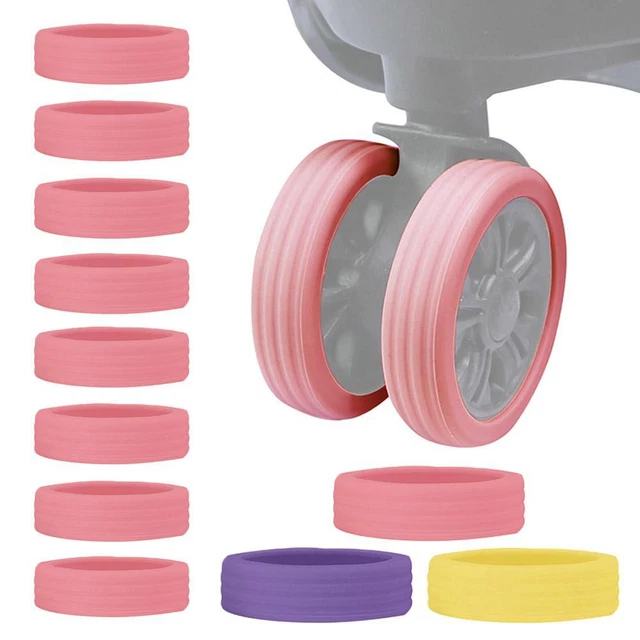 Luggage Caster Shoes Wheel Luggage Color Wheel Protection Case Cover A9H8