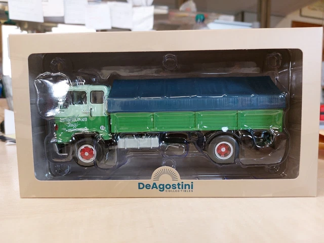DE AGOSTINI 1:43 Camion d'epoca Trucks Volvo F89 Turbo 6 AUTOTRASPORTI GHEZZI