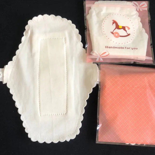 1 pieza almohadillas menstruales delgadas reutilizables almohadilla sanitaria suave tela de algodón lavable P RF