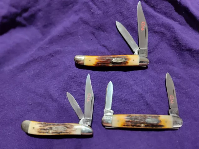 Three Mint Case XX Stag Knife