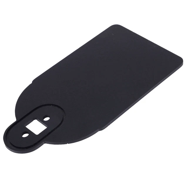 Supports Plaque Immatriculation Scooter - Autocollants Velcro 135x110mm - Noir - Facile à Installer Sans Outils