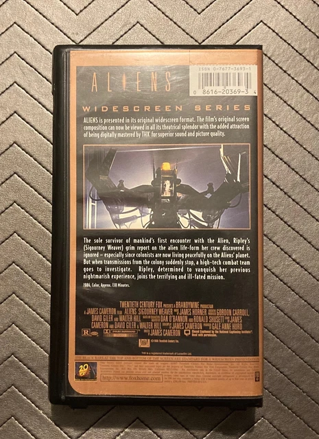 ALIENS (VHS 1997 THX Widescreen Clamshell Edition) w/insert! $12.99 ...