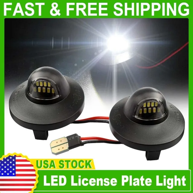 For Ford F150 F250 F350 LED License Plate Light Tag Lamp Assembly Canbus 2pcs
