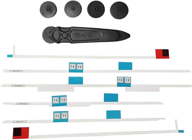 LCD Panel Adhesive Tape Strip Sticker + Opening Wheel Tool Kit for Imac 21.5'' 2