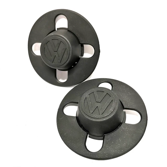 Set x 2 Borchia ORIGINALE coprimozzo copriruota VW Golf I - II MK1 MK2