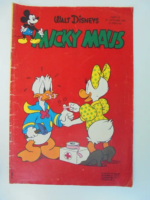 1x Comic - Micky Maus Nr. 43 - 1963 - Walt Disneys - Zustand 2-3