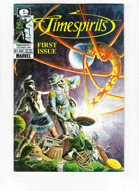 TIMESPIRITS #1 in  VF condition a 1984 Marvel Epic comic