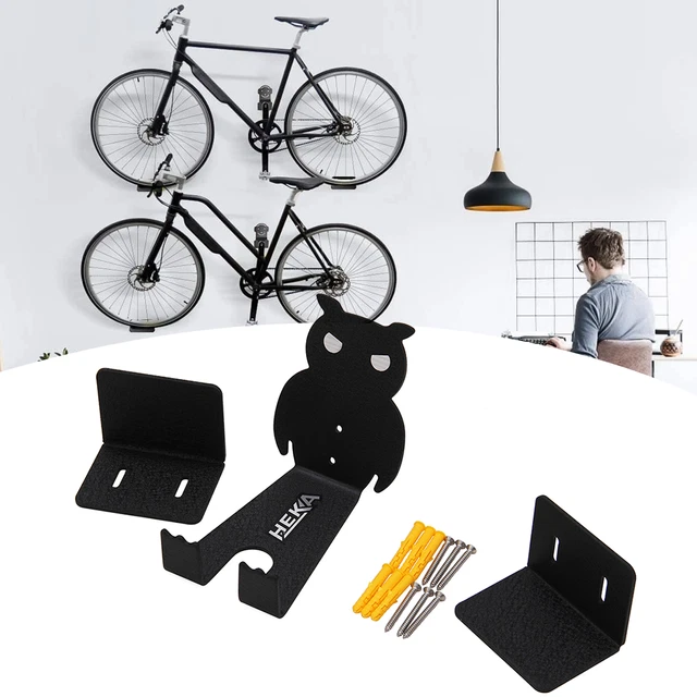 1 Set Bike Pedal Wall Mount Bicycle Storage Hanger Pedal Hook Durable Steel NEW