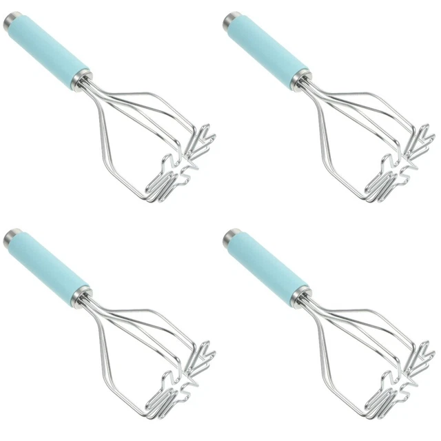 4 piezas trituradora manual de patatas utensilio de cocina trituradora de patatas trituradora de calabazas cocina