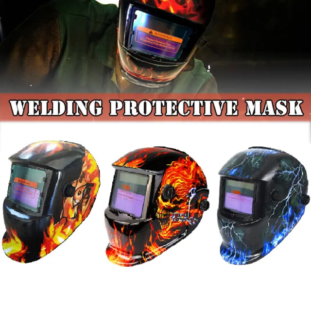 Auto Darkening Welding Mask Helmet Solar Powered Welders ARC TIG MIG Grinding