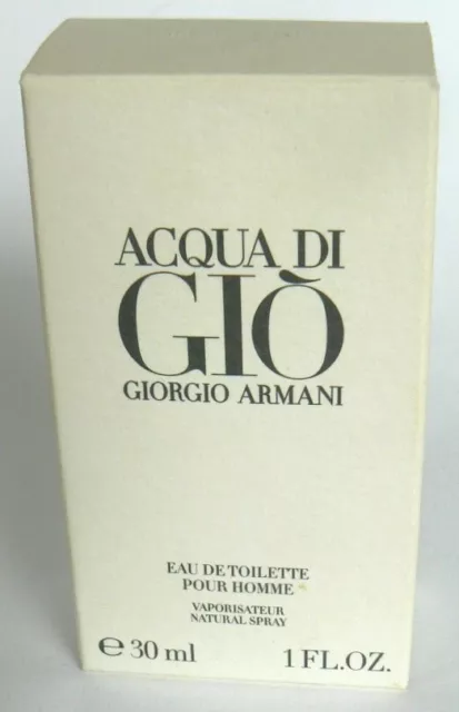 Giorgio Armani Acqua Di Gio Eau De Toilette Flacon Vaporisateur 30 Ml