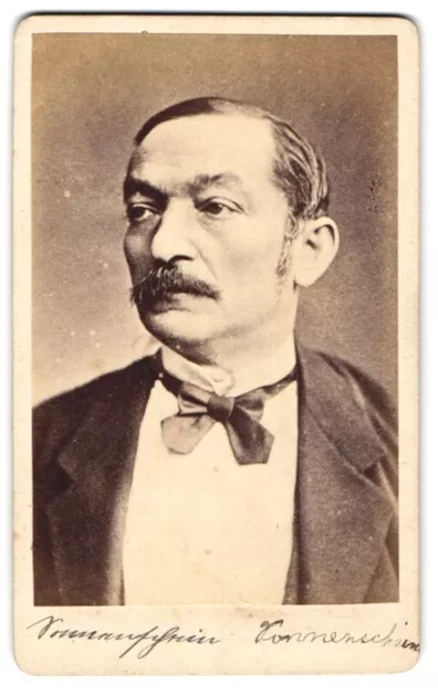 Fotografie Portrait Franz Leopold Sonnenschein, deutscher Chemiker