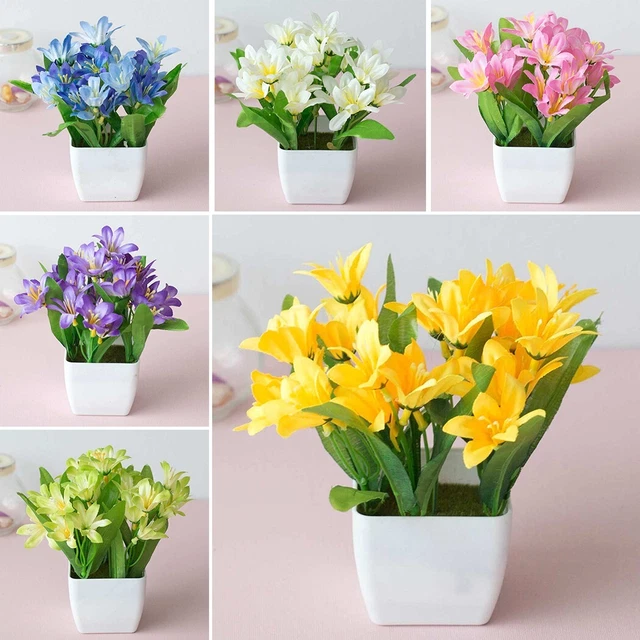 Simulation Pot de Fleurs 24 Lis Intérieur Extérieur À Accueil Chambre à Coucher