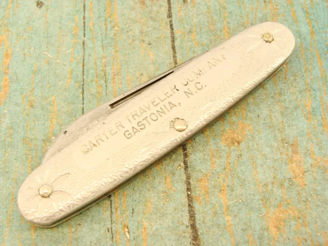 Vintage Schrade Ny Usa Equal End Advertising Folding Pocket Knife Knives Tools