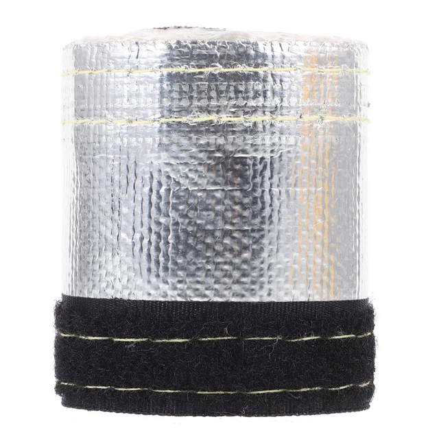 Guaina Termica In Fibra Di Vetro, 1m X 10mm | Isolamento Alto Temp Fino 600°C | Bianco