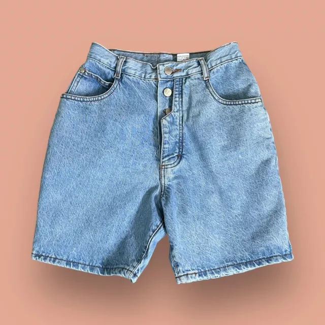 Vintage Gitano Denim Shorts Women's 10 Blue Mom High Waisted Light Jorts 90s