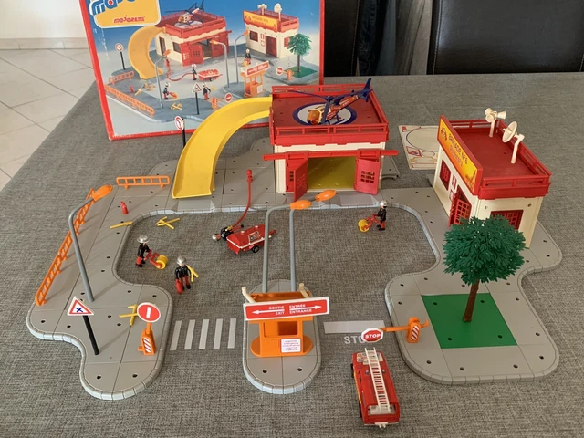 Poste De Police Majokit Majorette 722 - Jouet Vintage En Plastique Avec Figurines