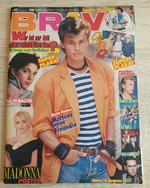 Bravo 40/1986 - a-ha - Depeche Mode - C.C.Catch - Warlock - Samantha Fox